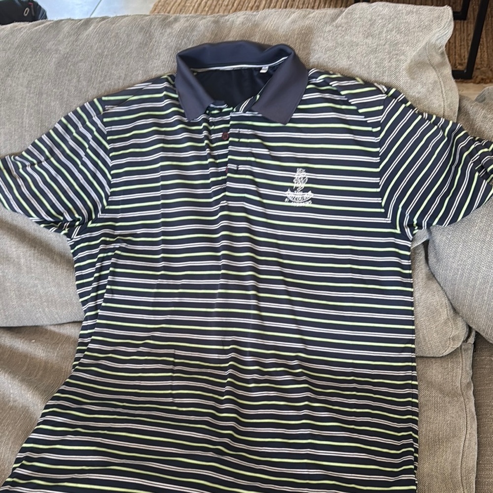 St Andrews golf shirt bought at the course - men’s Striped Polo Shirt - N